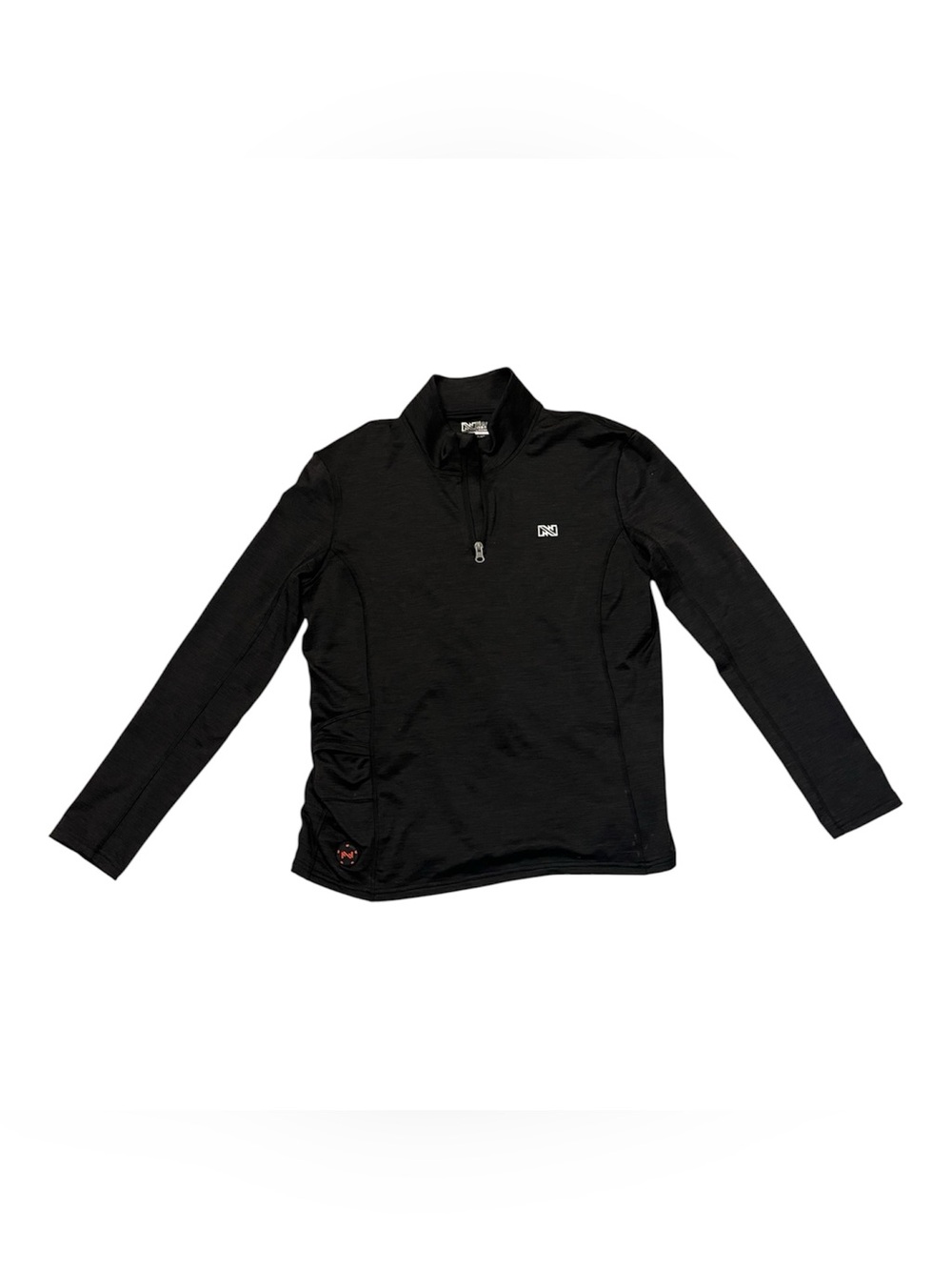 Heated Mobile Warming Brand Women's Black Quarter-Zip Jacket